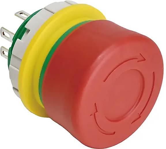 Idec Short Body E-stop Not-Aus-Schalter 250V 5A IP65, IP67, IP69K 1St.