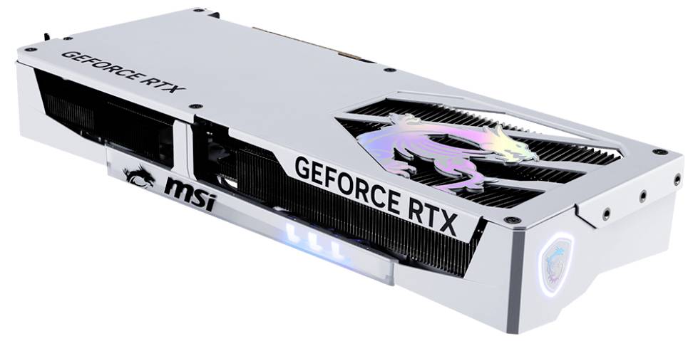 MSI Grafikkarte Nvidia GeForce RTX 5070 GeForce RTX 5070 12G GAMING TRIO OC WHITE 12 GB GDDR7-RAM PCIe x16 HDMI® 2.1, DisplayPort 2.1