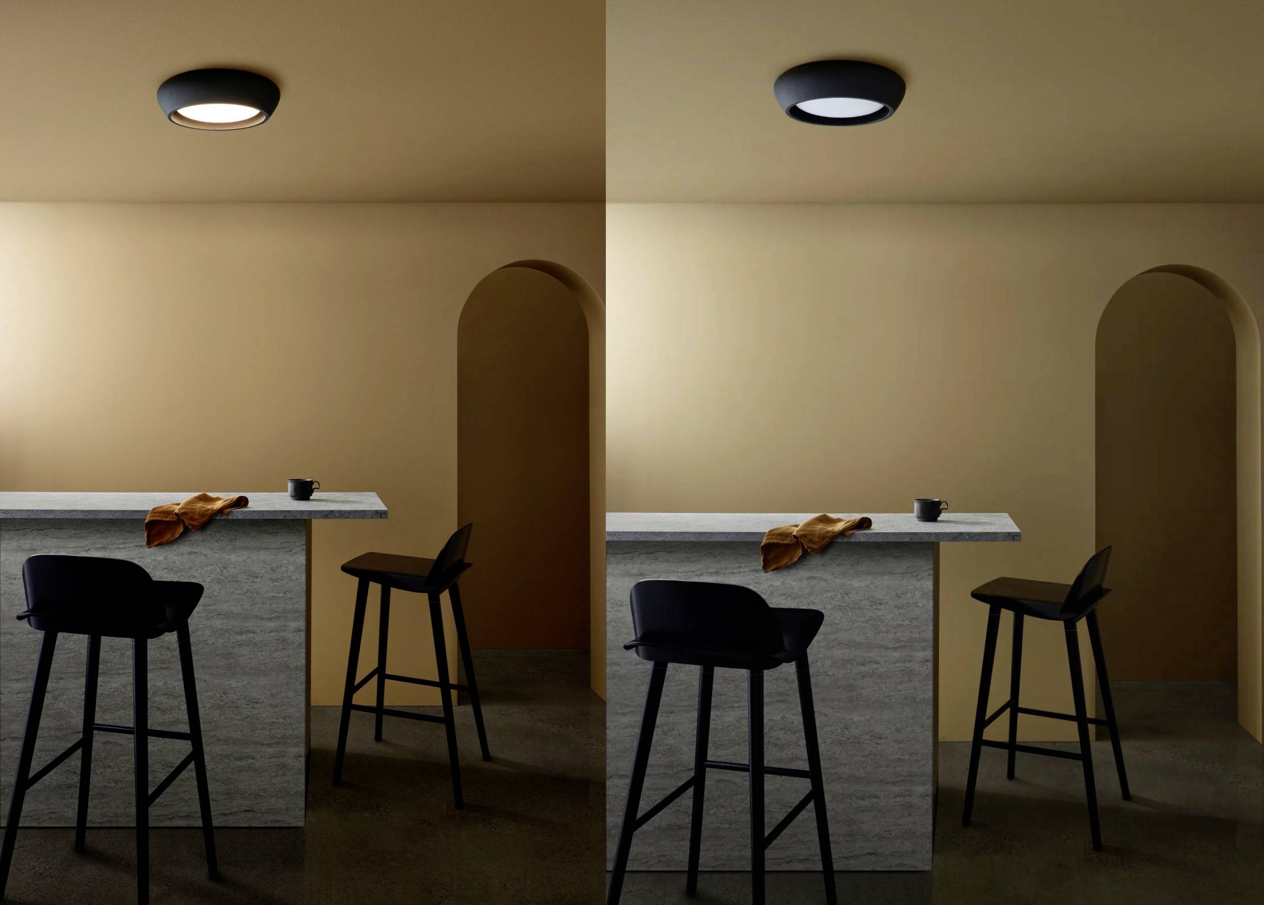 Lucci 08660149 Fjord Deckenleuchte GX53 Schwarz