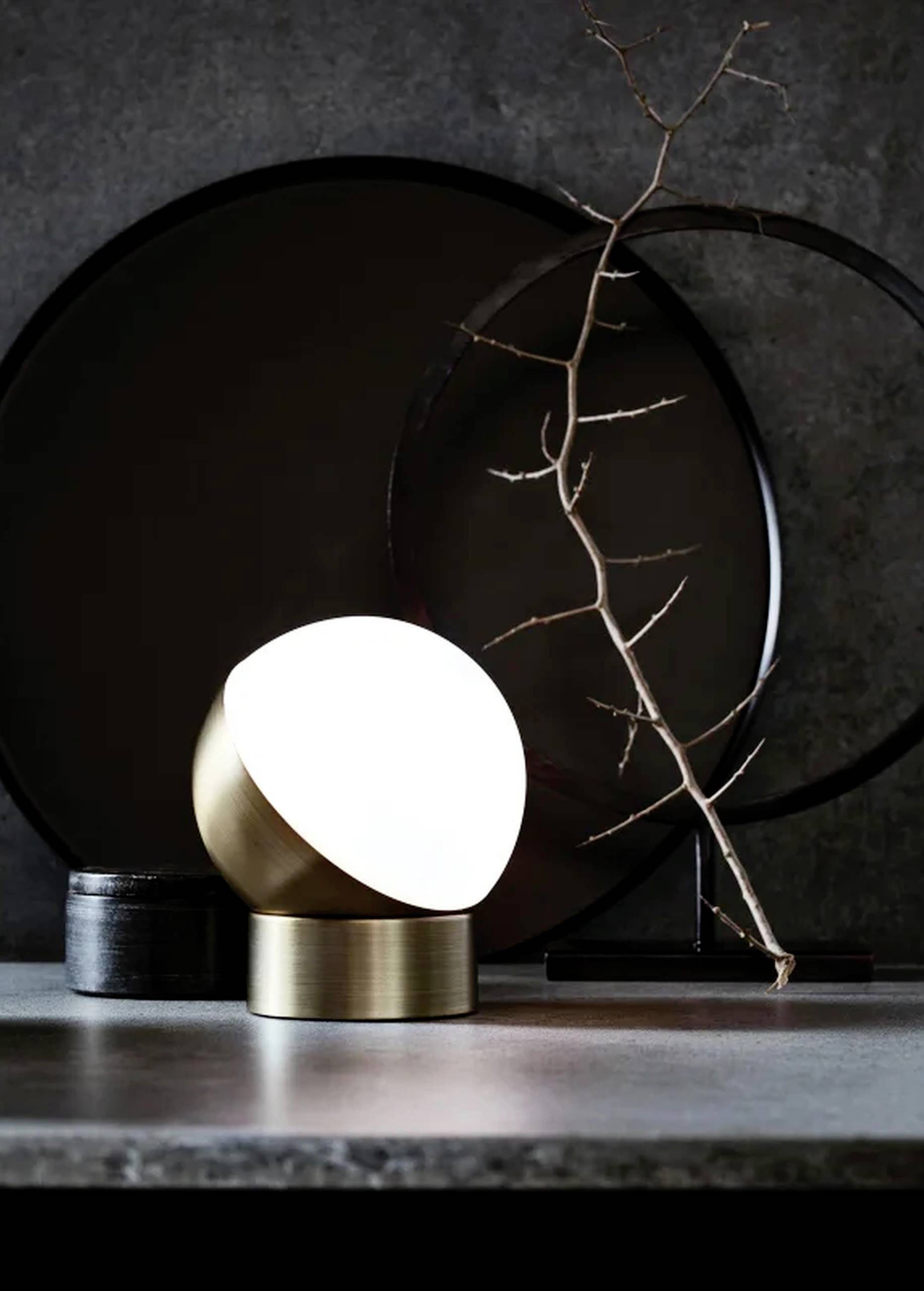 Lucci Mikoh 569405 Tischlampe E14 Messing-antik