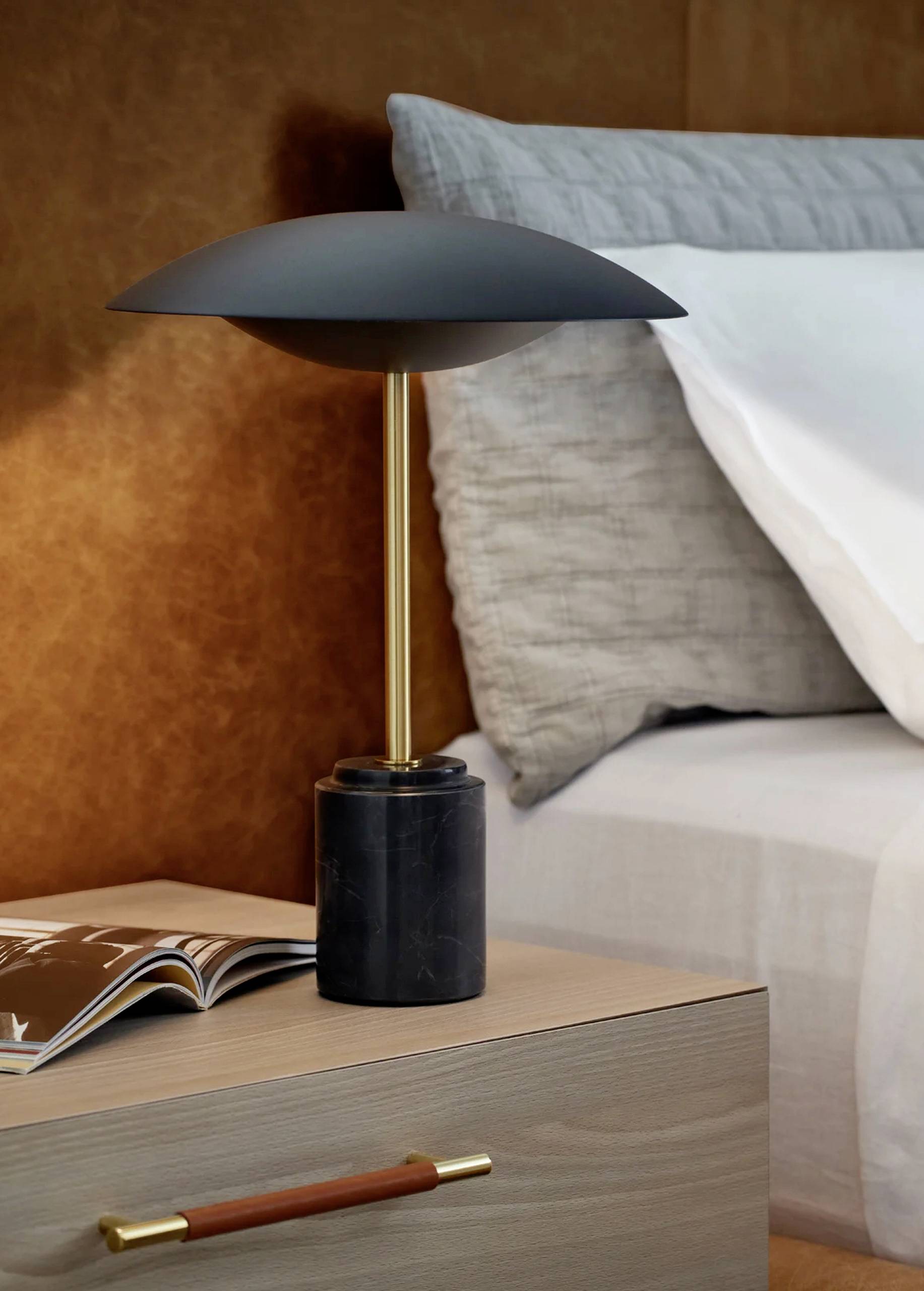 Lucci Loft 26969149 Tischlampe E14 Schwarz, Messing-antik