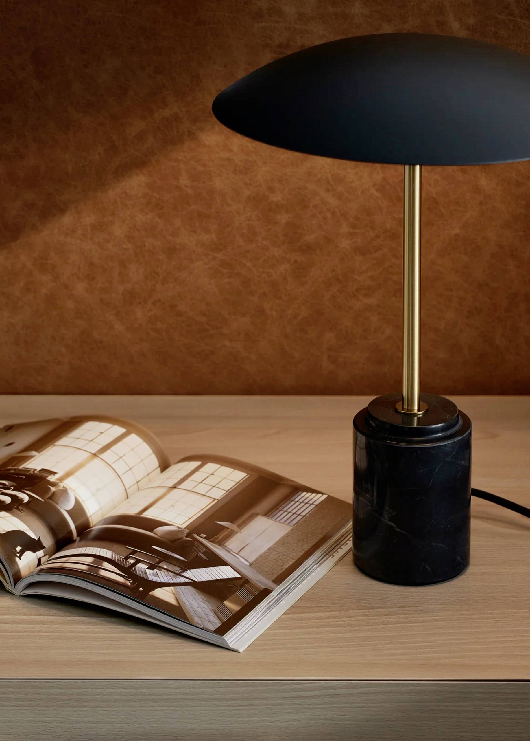 Lucci Loft 26969149 Tischlampe E14 Schwarz, Messing-antik