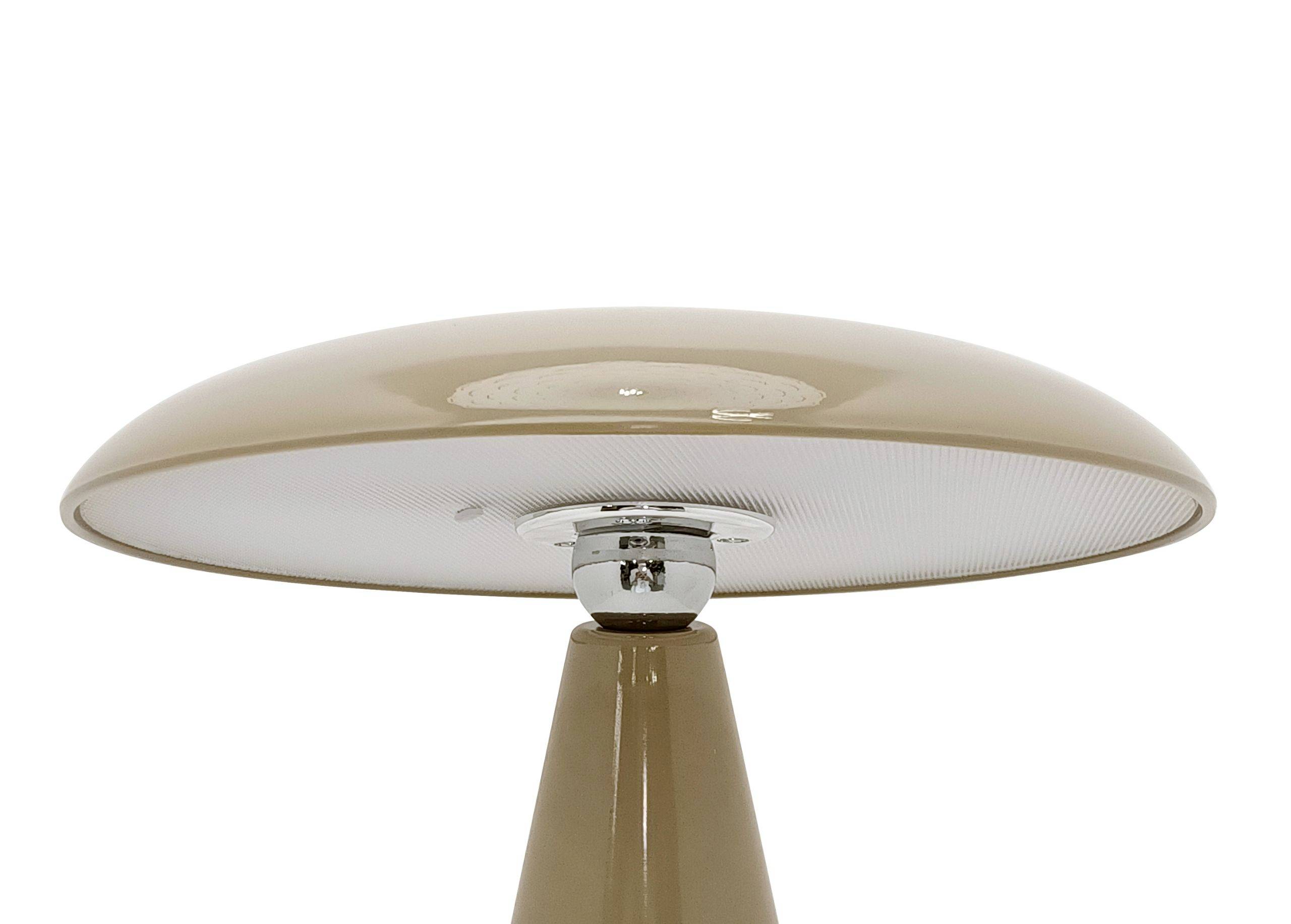 Lucci Kinoko 56920549 Akku-Tischlampe LED LED fest eingebaut 3.5W Hellbraun