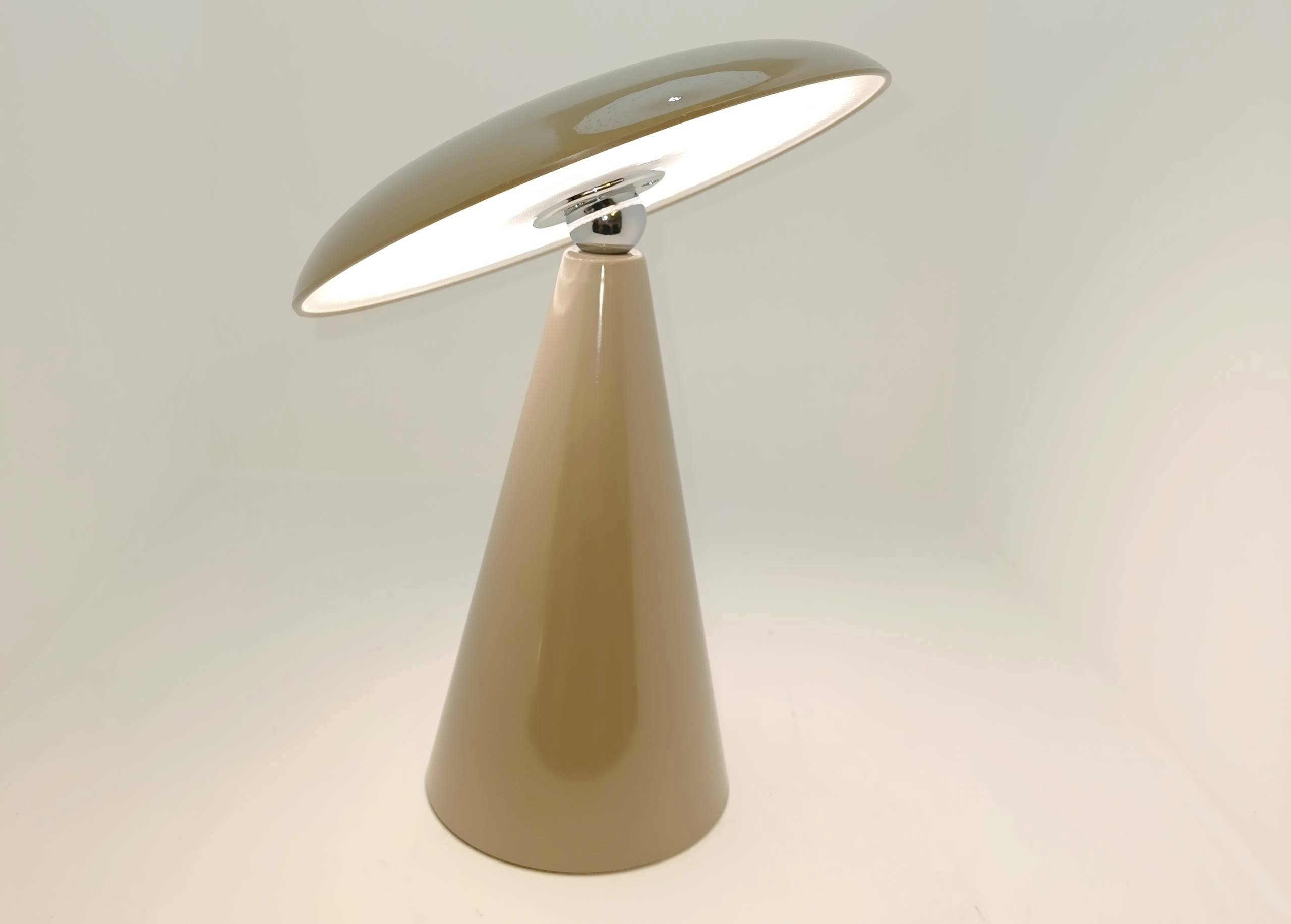 Lucci Kinoko 56920549 Akku-Tischlampe LED LED fest eingebaut 3.5W Hellbraun