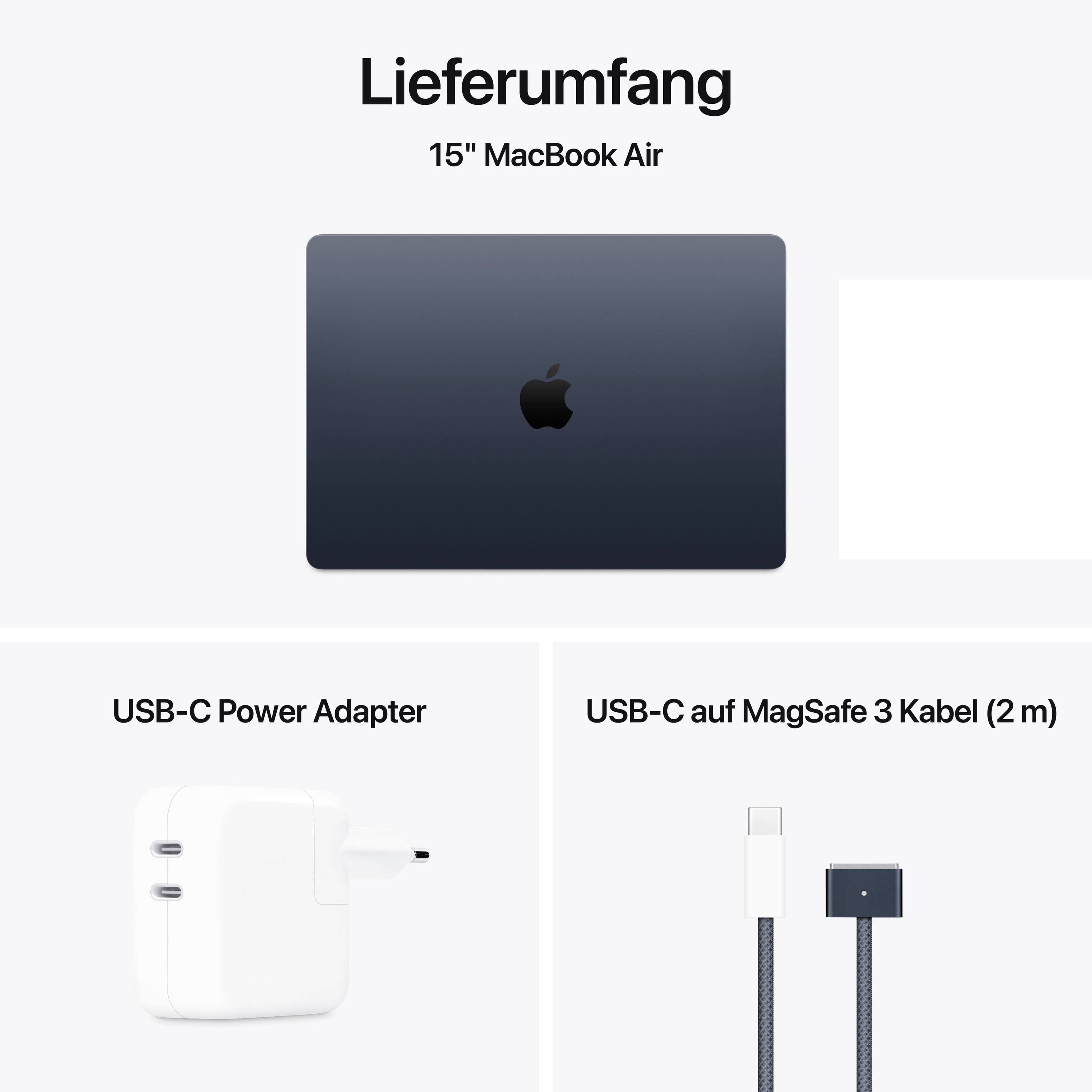 'Lieferumfang für 15