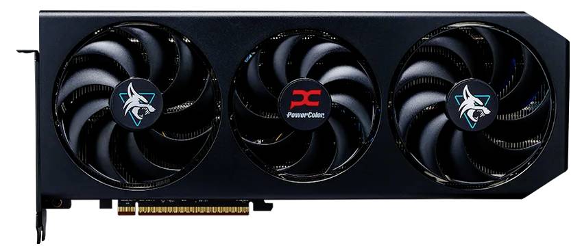 Powercolor Grafikkarte AMD Radeon RX 9070XT Radeon RX9070XT Hellhound OC 16GB GDDR6-VRAM PCIe x16 HDMI® 2.1, DisplayPort 2.1