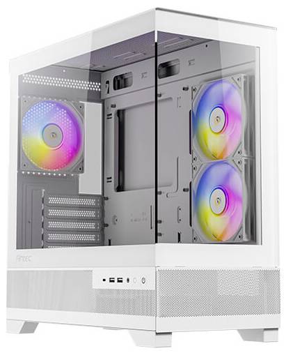 Antec CX500M Mini-Tower Gaming-Gehäuse Weiß Staubfilter