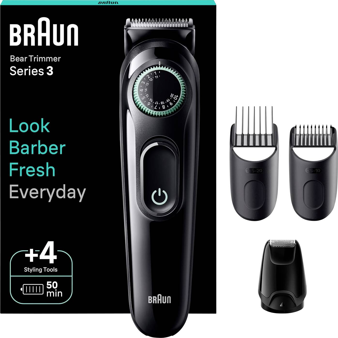 Braun BT3421 Bartschneider Schwarz