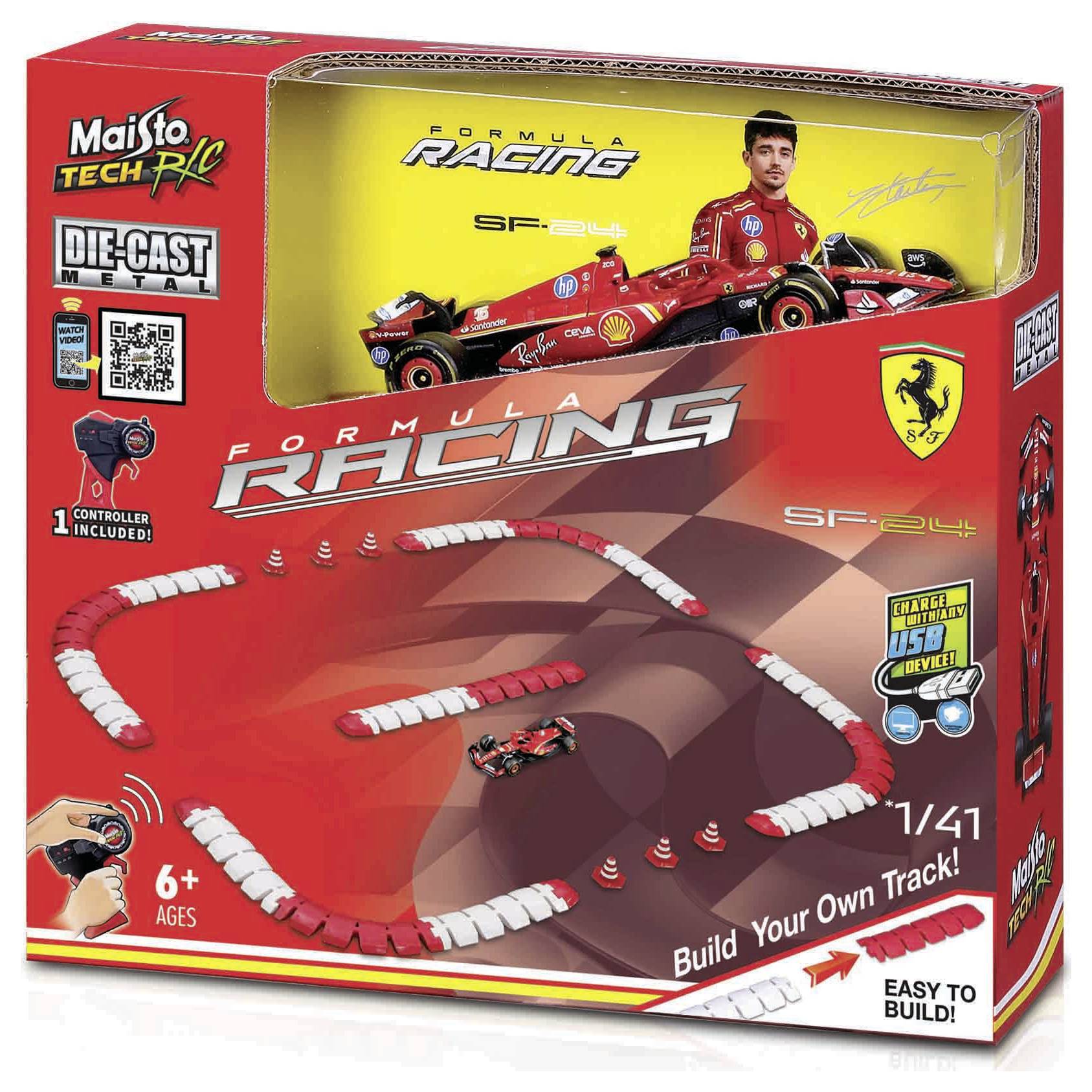 MaistoTech 582671 Ferrari SF-24 #16 Leclerc RC Einsteiger Modellauto Elektro Rennwagen