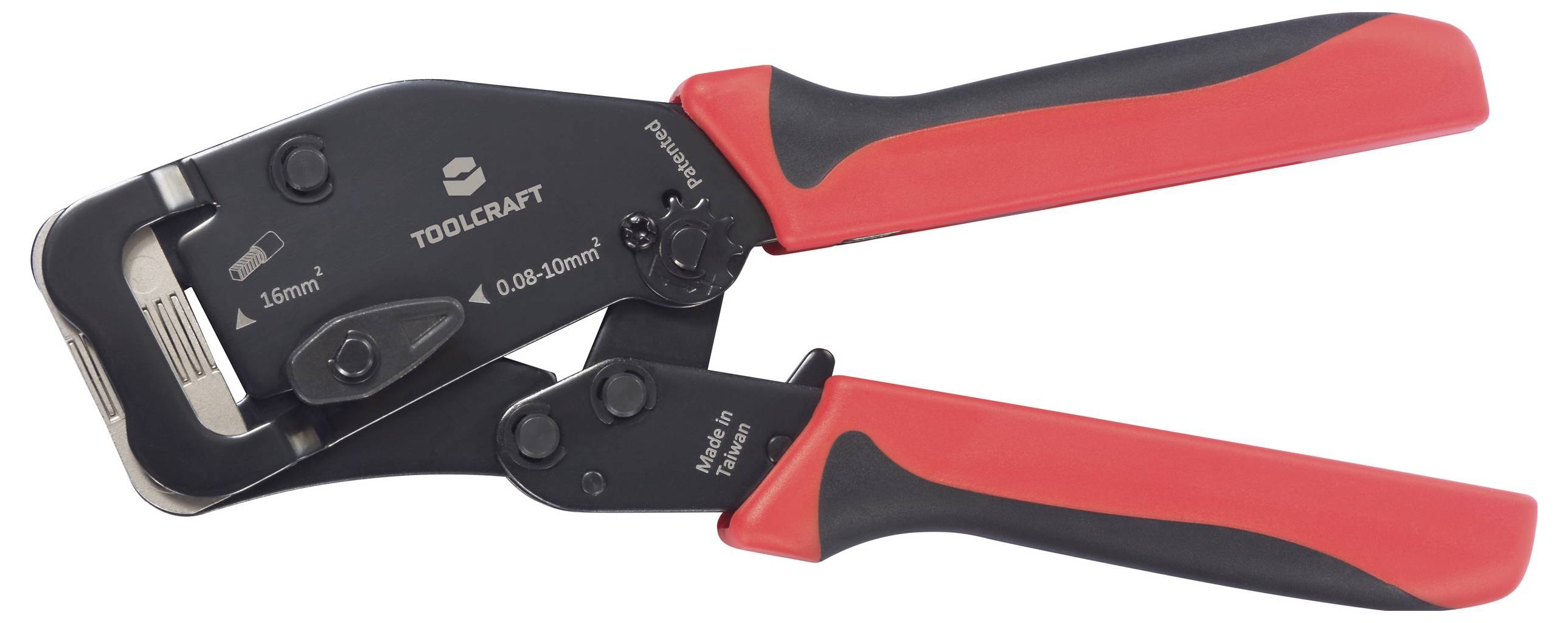 TOOLCRAFT TO-10191291 Crimpzange Pressenanschluss 0.08 bis 16mm²