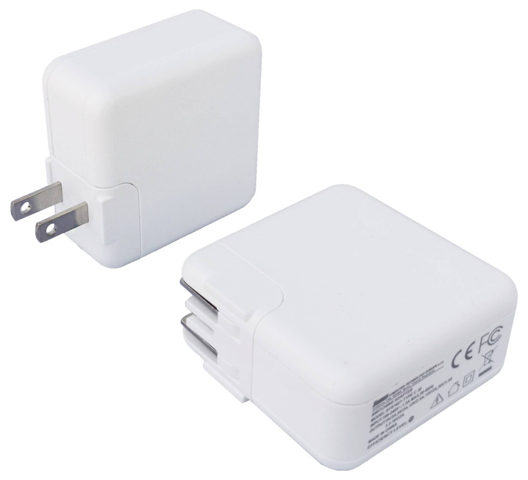 Dehner Elektronik Reiseladeadapter 45W 1x USB-C® USB PD, USB PD 3.0, QC 3.0 Weiß mit Europa-Adapter, USB Power Delivery (USB-PD)