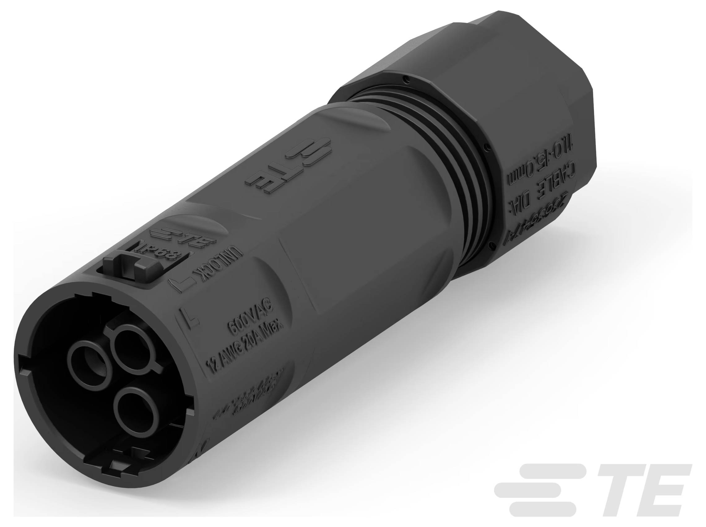 TE Connectivity 2379237-1 Rundsteckverbinder Gesamtpolzahl: 3 Bag
