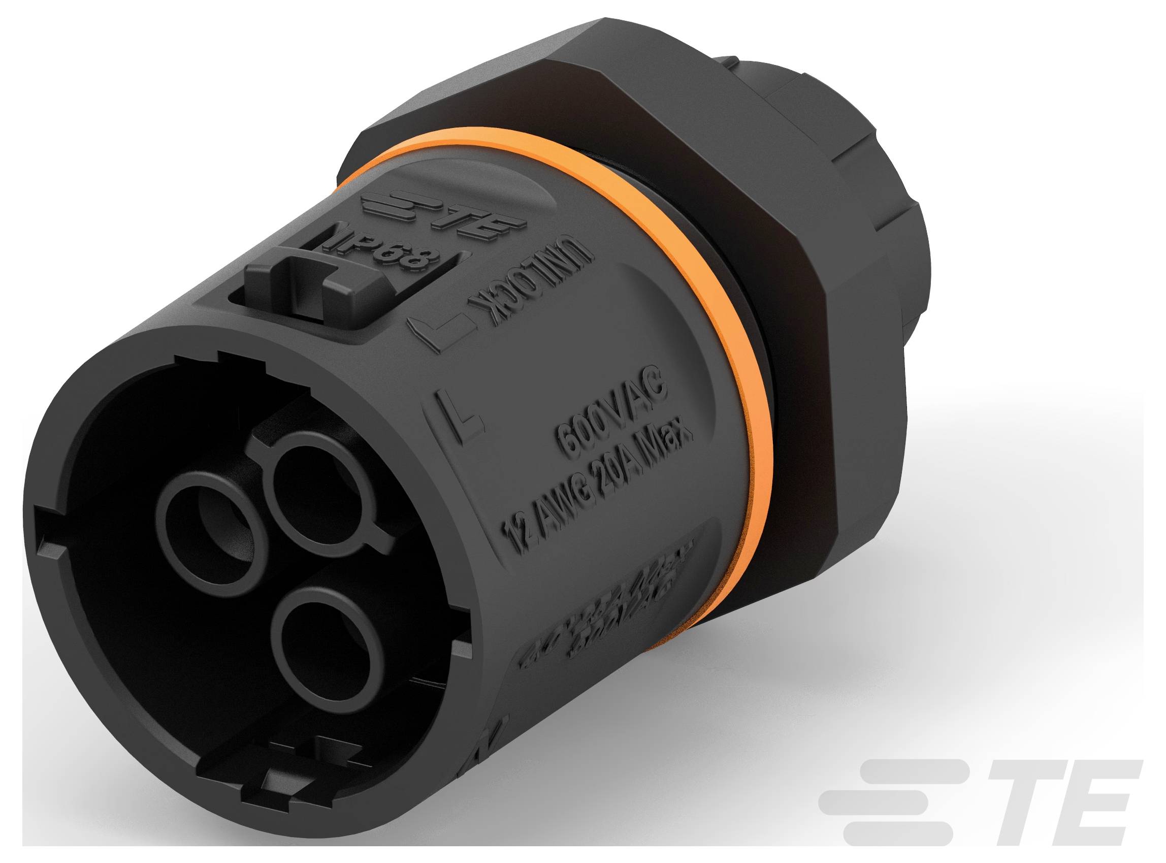 TE Connectivity 2359422-1 Rundsteckverbinder Gesamtpolzahl: 3 Bag