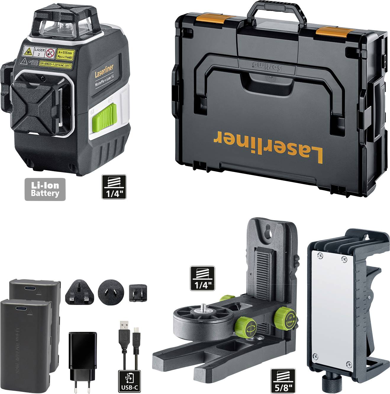 Laserliner MasterPlane-Laser 3G Pro 360°-Linienlaser