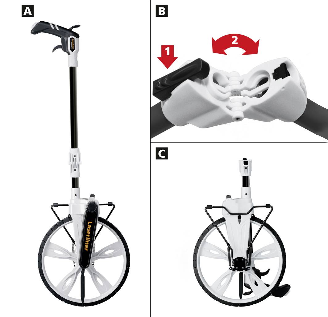 Laserliner RollPilot S12 Messrad 999.99m