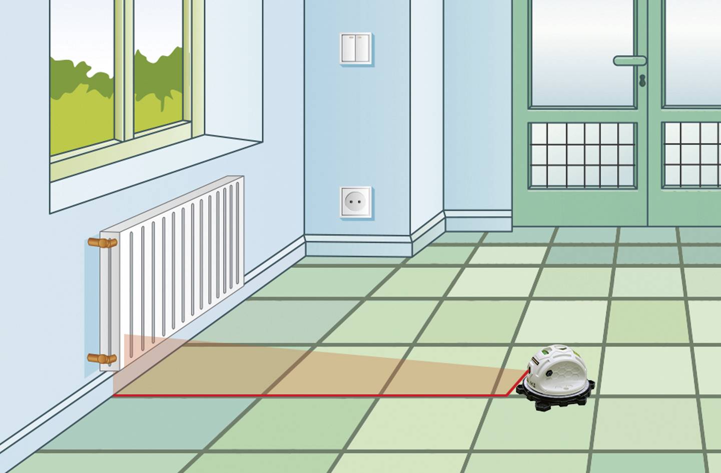 Laserliner SuperLine 2D 081.110E Digitale Wasserwaage