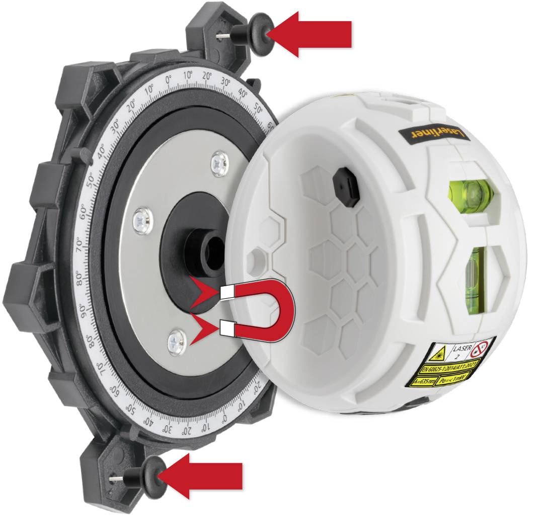 Laserliner SuperLine 2D 081.110E Digitale Wasserwaage