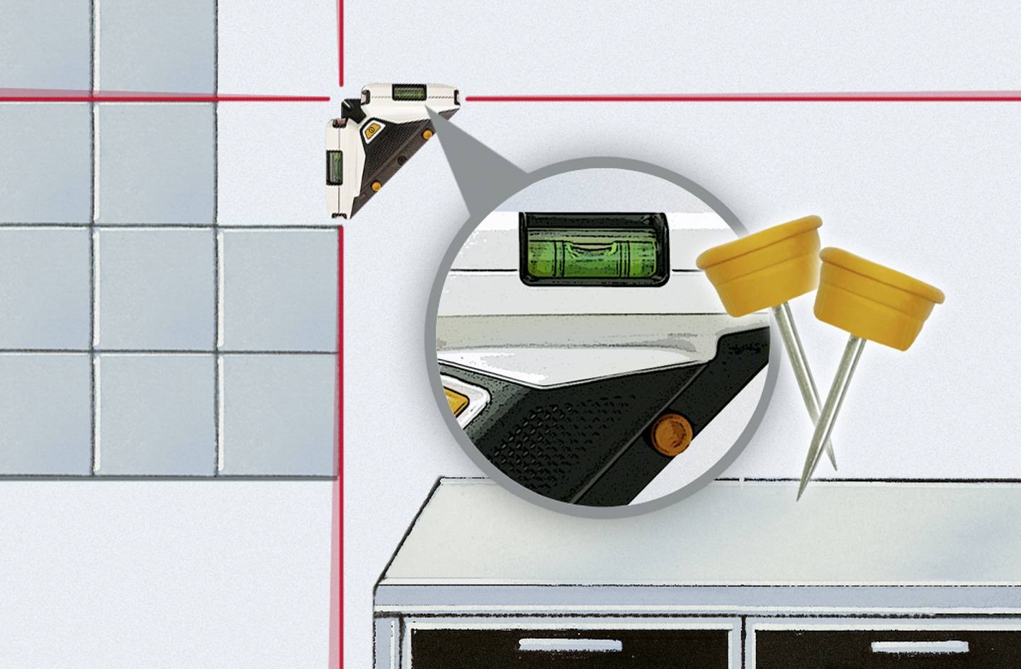 Laserliner SuperSquare-Laser 4 Bodenlinienlaser