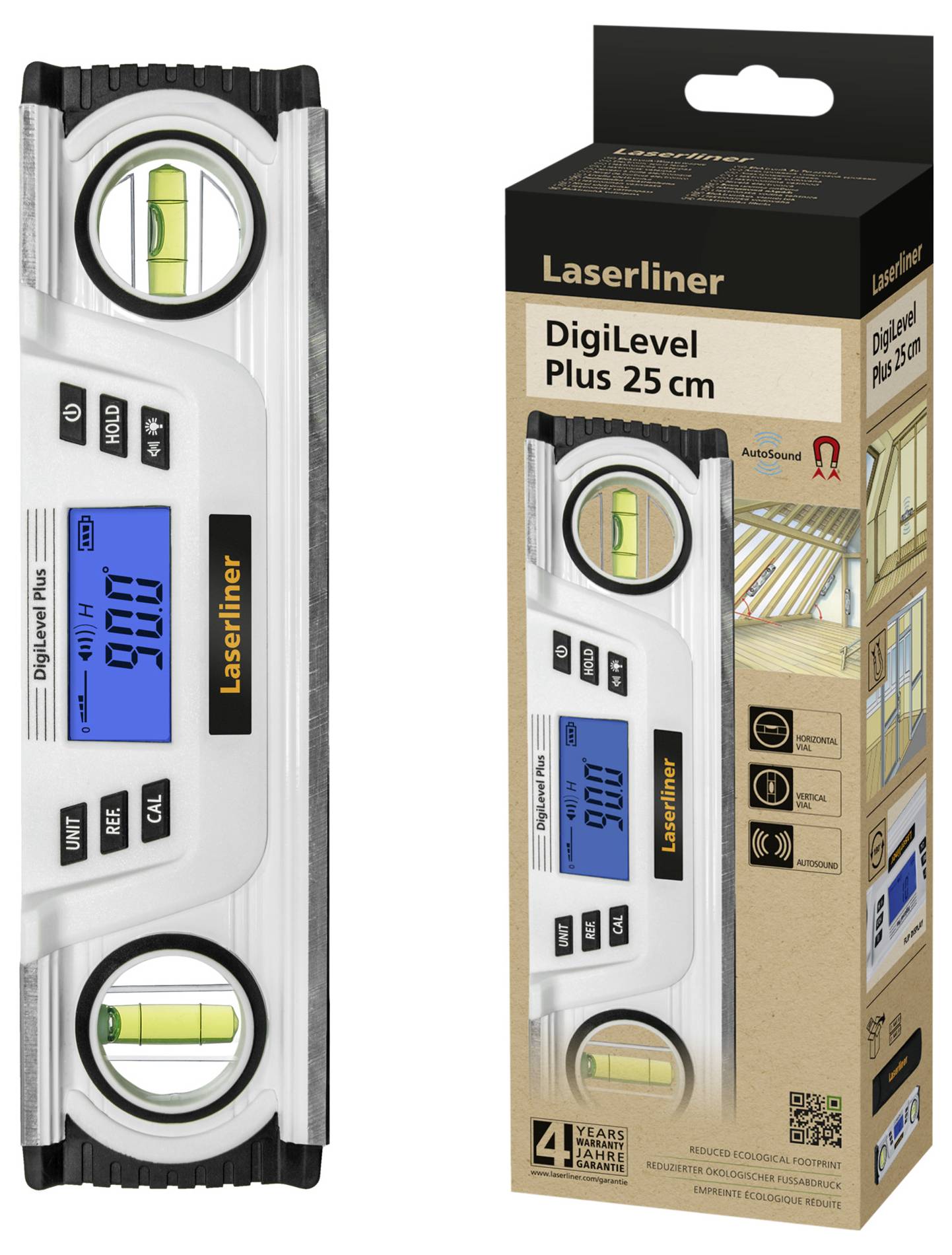Laserliner DigiLevel Plus 25 081.249E Digitale Wasserwaage
