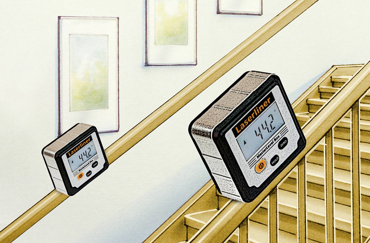Laserliner MasterLevel Box 081.260E Digitale Wasserwaage
