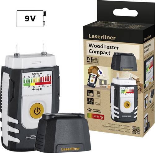Laserliner WoodTester Compact Holzfeuchtemessgerät