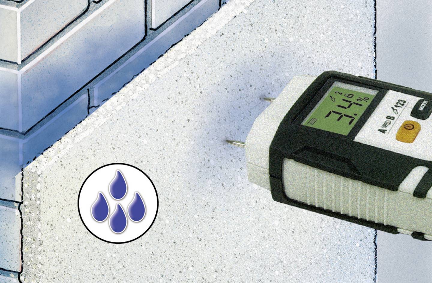 Laserliner DampFinder Home Materialfeuchtemessgerät