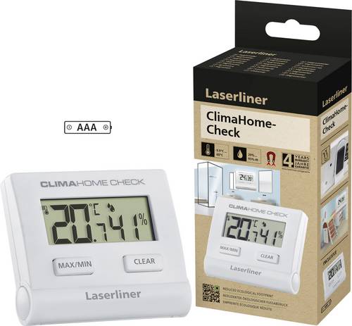 Laserliner ClimaHome-Check Luftfeuchtigkeits- und Temperaturdatenlogger