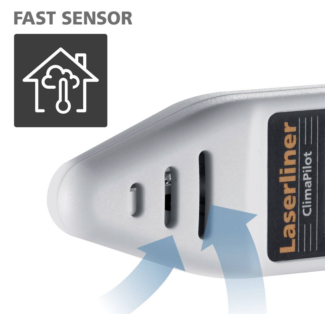 Laserliner ClimaPilot Luftfeuchtigkeits- und Temperaturdatenlogger