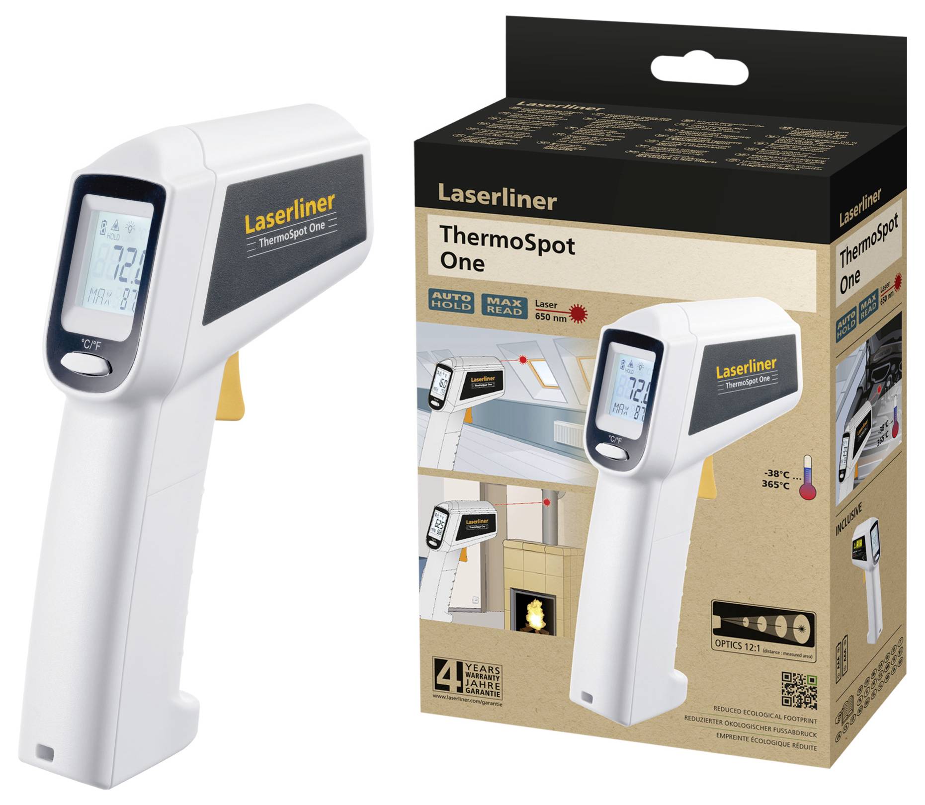 Laserliner ThermoSpot One Infrarot-Thermometer