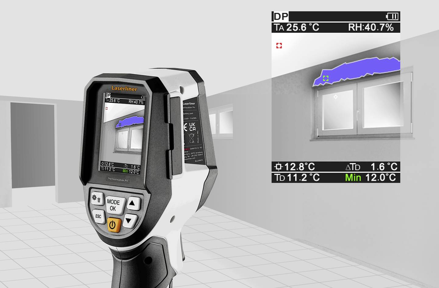 Laserliner ThermoVisualizer Pro Infrarot-Thermometer
