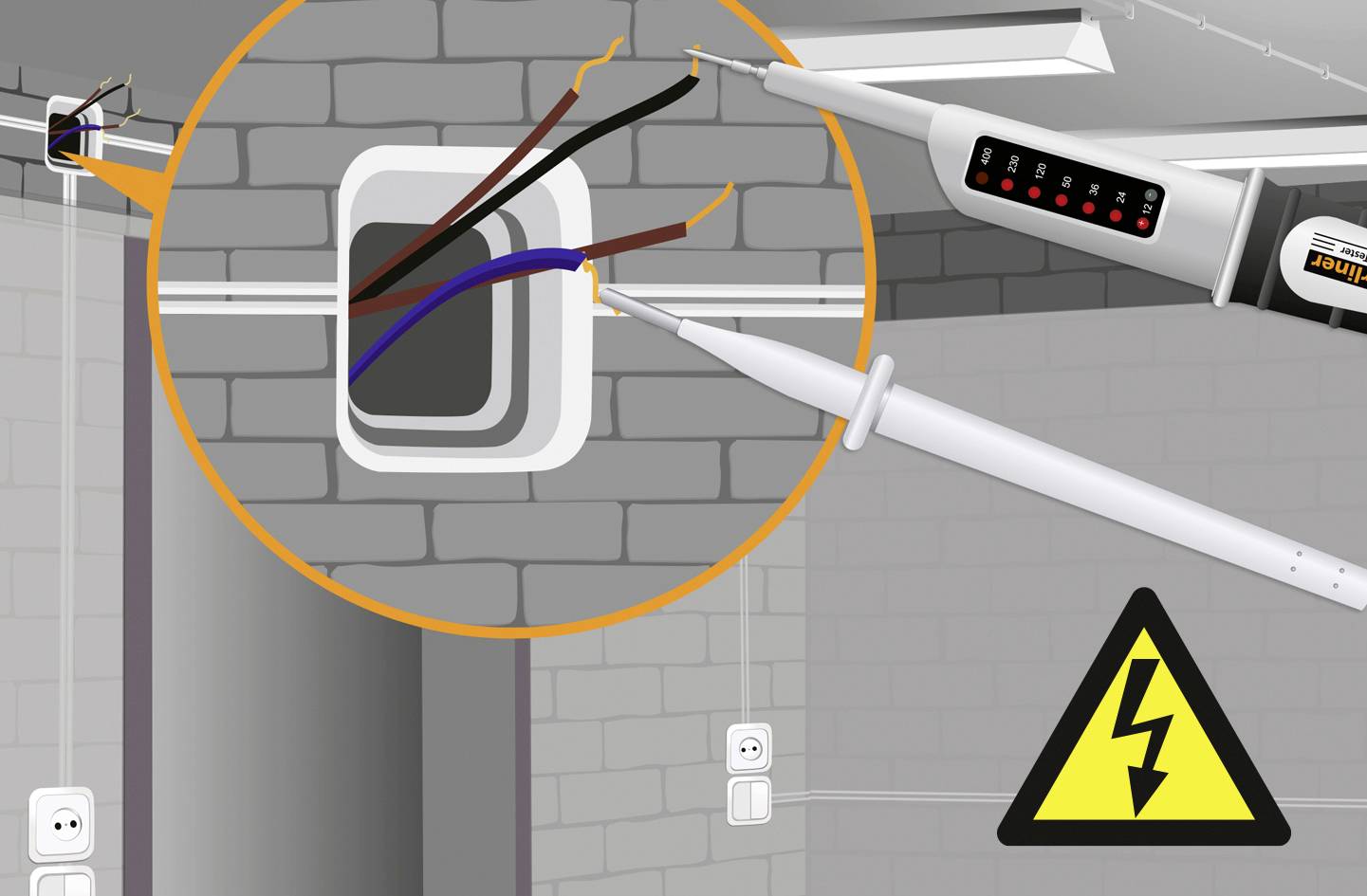 Laserliner ActiveTester Spannungs- und Durchgangsprüfer