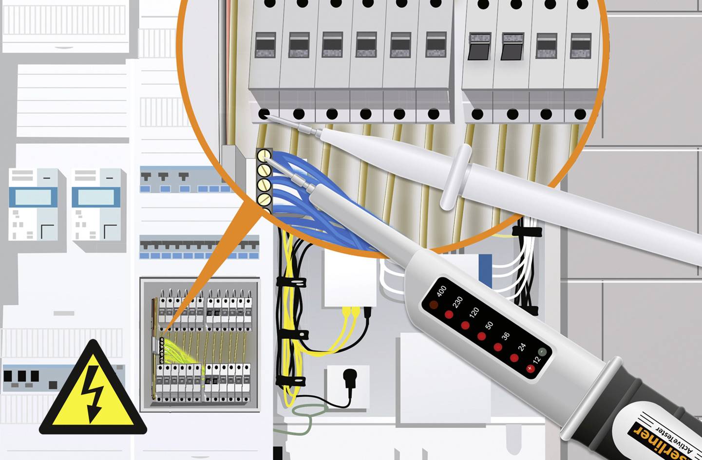 Laserliner ActiveTester Spannungs- und Durchgangsprüfer