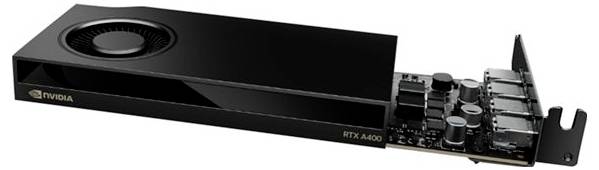 Nvidia Grafikkarte RTX™ A400 4 GB GDDR6-RAM PCIe x8 Mini DisplayPort Vulkan