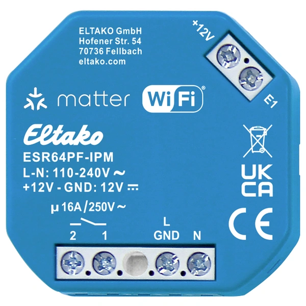 Eltako ESR64PF-IPM Funk Funk-Stromstoß-Schaltrelais Unterputz Eltako ESR64PF-IPM Funk Funk-Stromstoß-Schaltrelais Unterputz