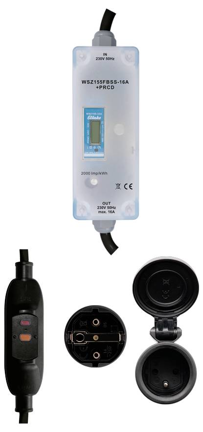 Eltako WSZ155FBSS-16A+PRCD MID 28016120 Wechselstromzähler digital 5 A 1 St.