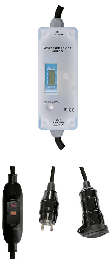 Eltako WSZ155DSS-16A+PRCD MID 28016116 Wechselstromzähler digital 5 A 1 St.