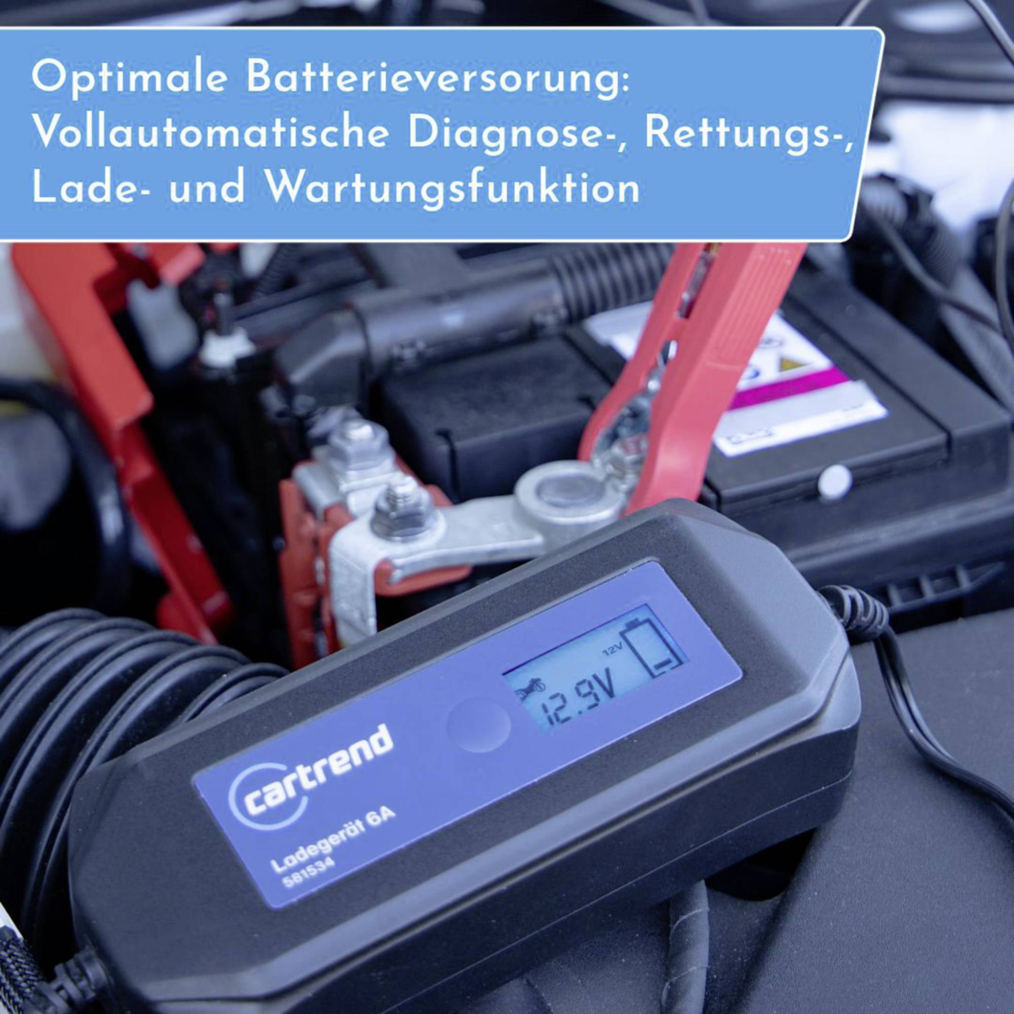 Cartrend DP 6.1 581534 Kfz-Ladegerät 6 A 6 A