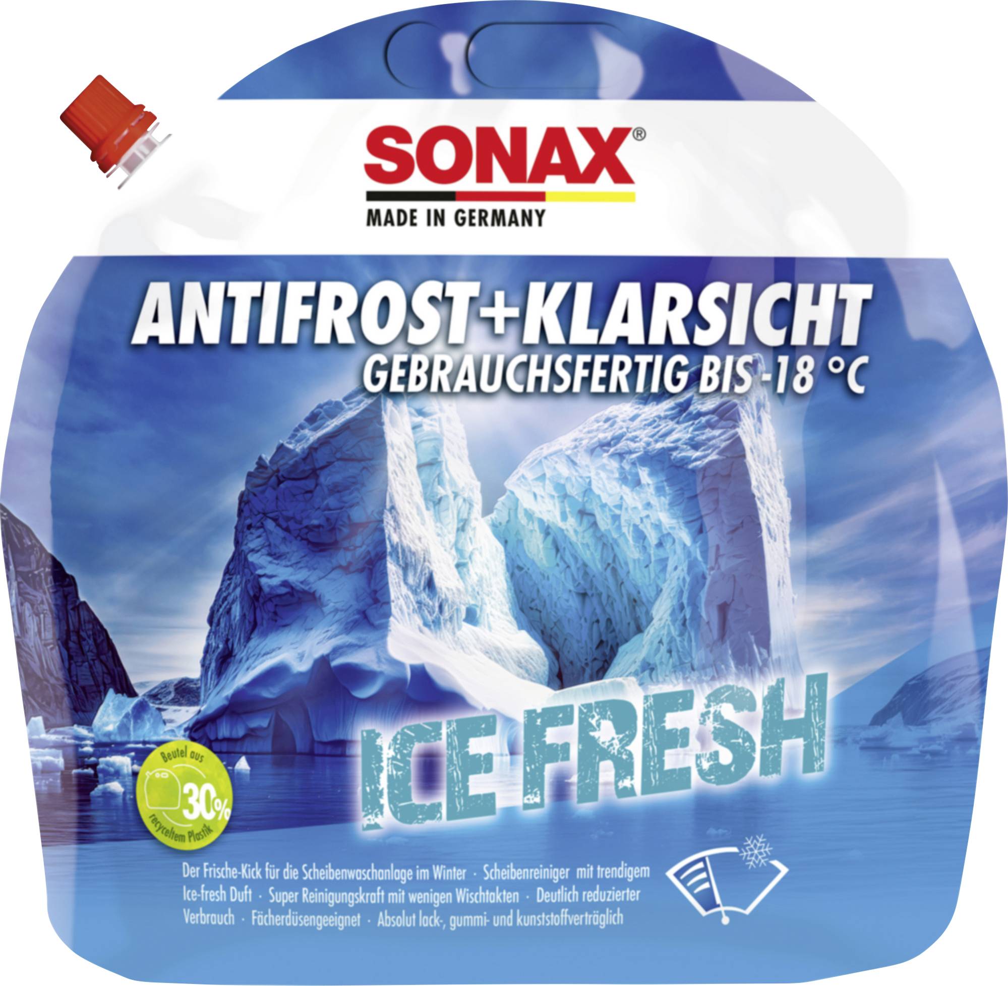 Sonax AntiFrost+KlarSicht Ice-fresh 133495 Scheiben-Frostschutz 3l