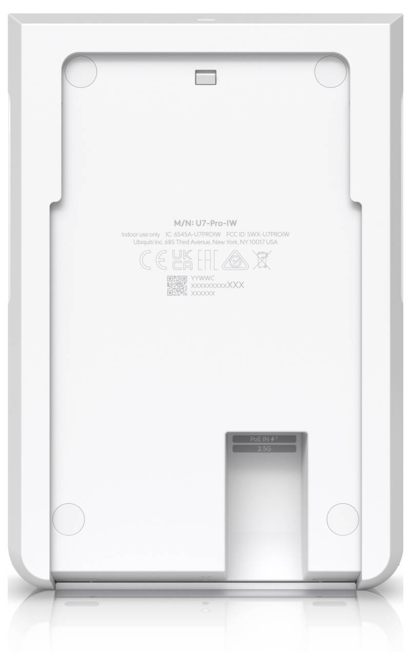 Ubiquiti Networks U7-PRO-WALL U7-Pro-Wall WLAN Access-Point 5700MBit/s 2.4GHz, 5GHz, 6GHz