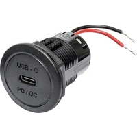 ProCar Power USB-C Einbausteckdose PD/QC 60 Watt ohne LED 12 V, 24V ProCar Power USB-C Einbausteckdose PD/QC 60 Watt ohne LED 12 V, 24V