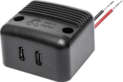 ProCar Aufbau-Power USB-C Doppelsteckdose PD/QC max 2x 30 W 12 V, 24 V
