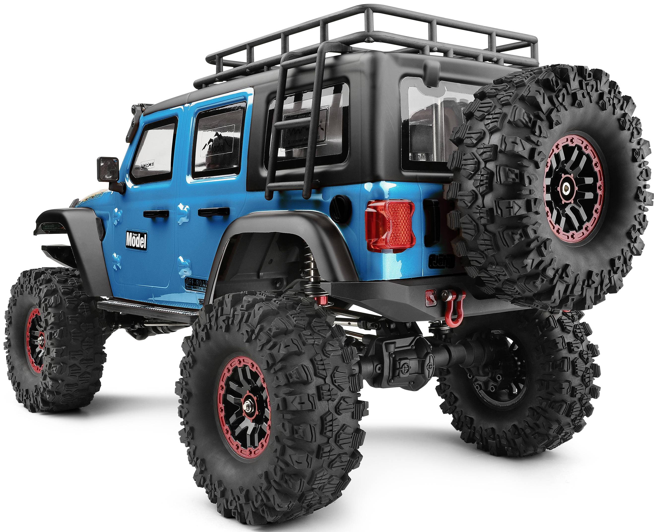 WL Toy Blau (metallic) Brushed 1:10 RC Modellauto Elektro Crawler Allradantrieb (4WD) RtR 2,4 GHz I