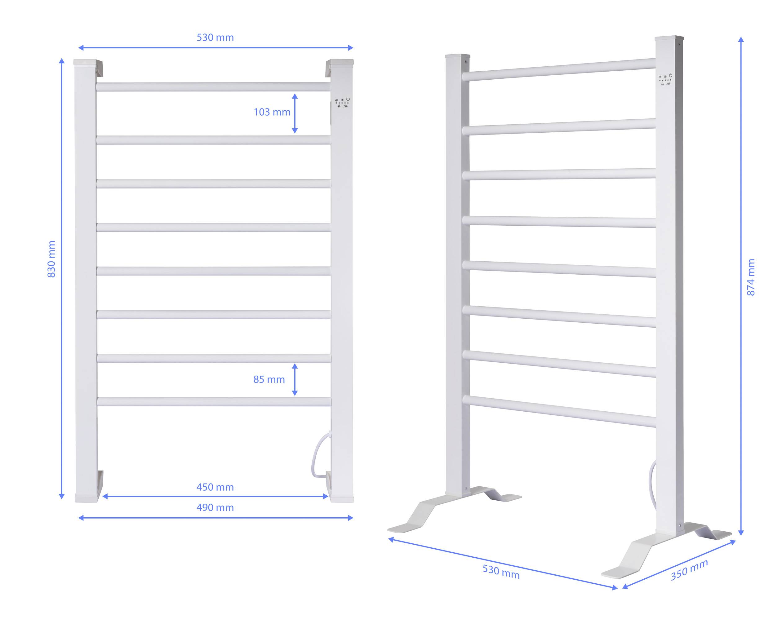 Sygonix Handtuchhalter Stand, Wand