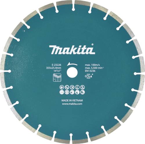 Makita E-23226 Diamanttrennscheibe Durchmesser 355 mm Bohrungs-Ø 25.4 mm 1 St.