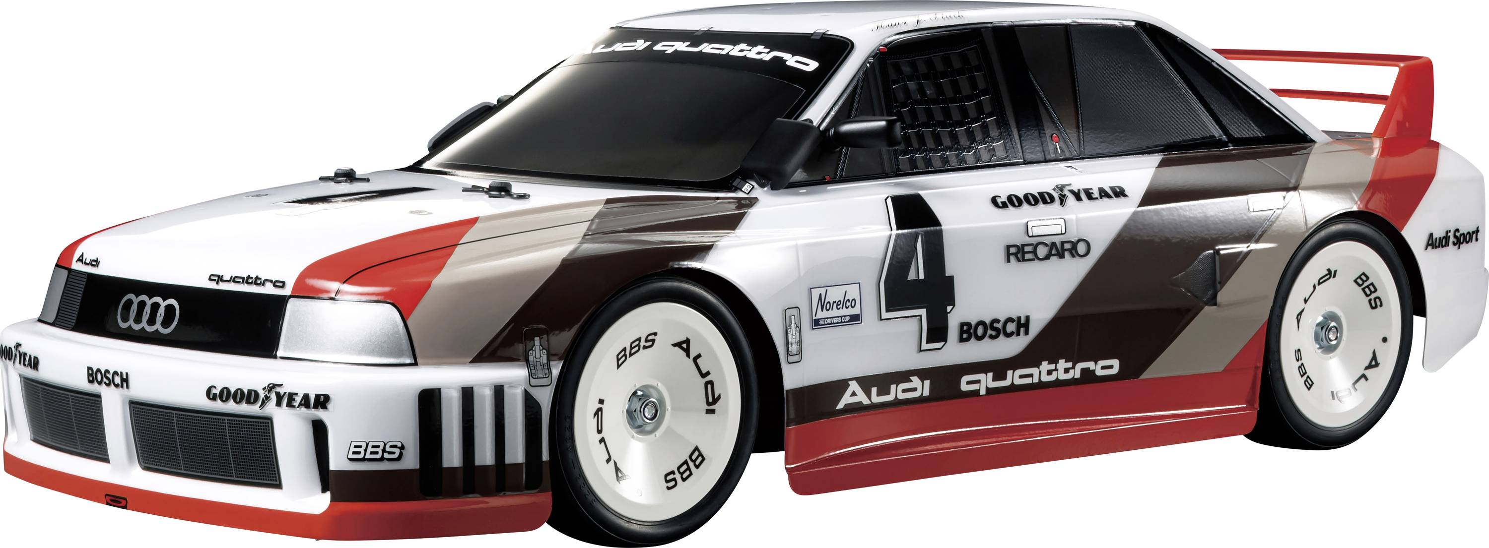 Tamiya Audi 90 quattro Racing 1:10 RC Modellauto Elektro Straßenmodell Bausatz