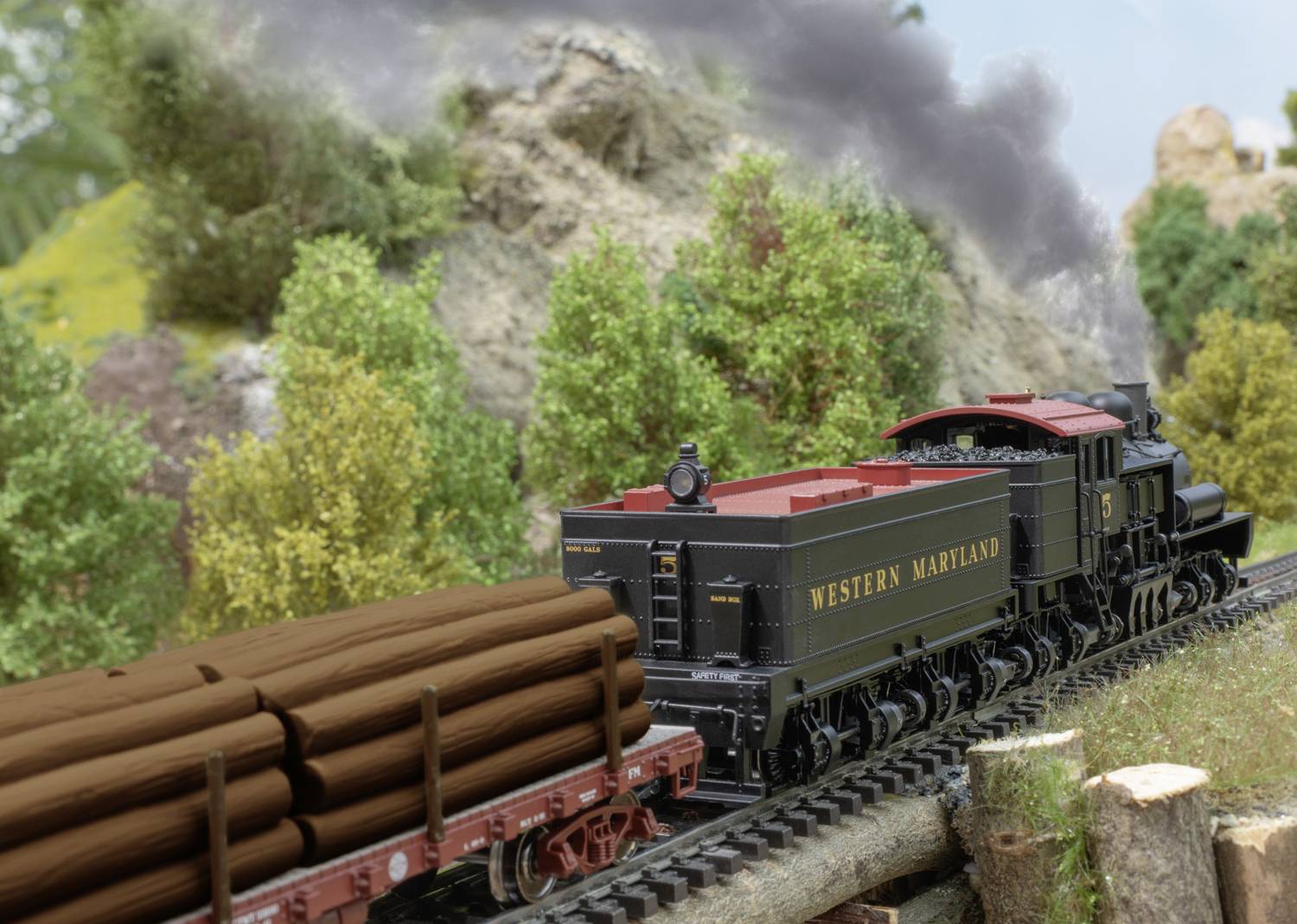 Märklin 38700 H0 US-Getriebe-Dampflok Shay