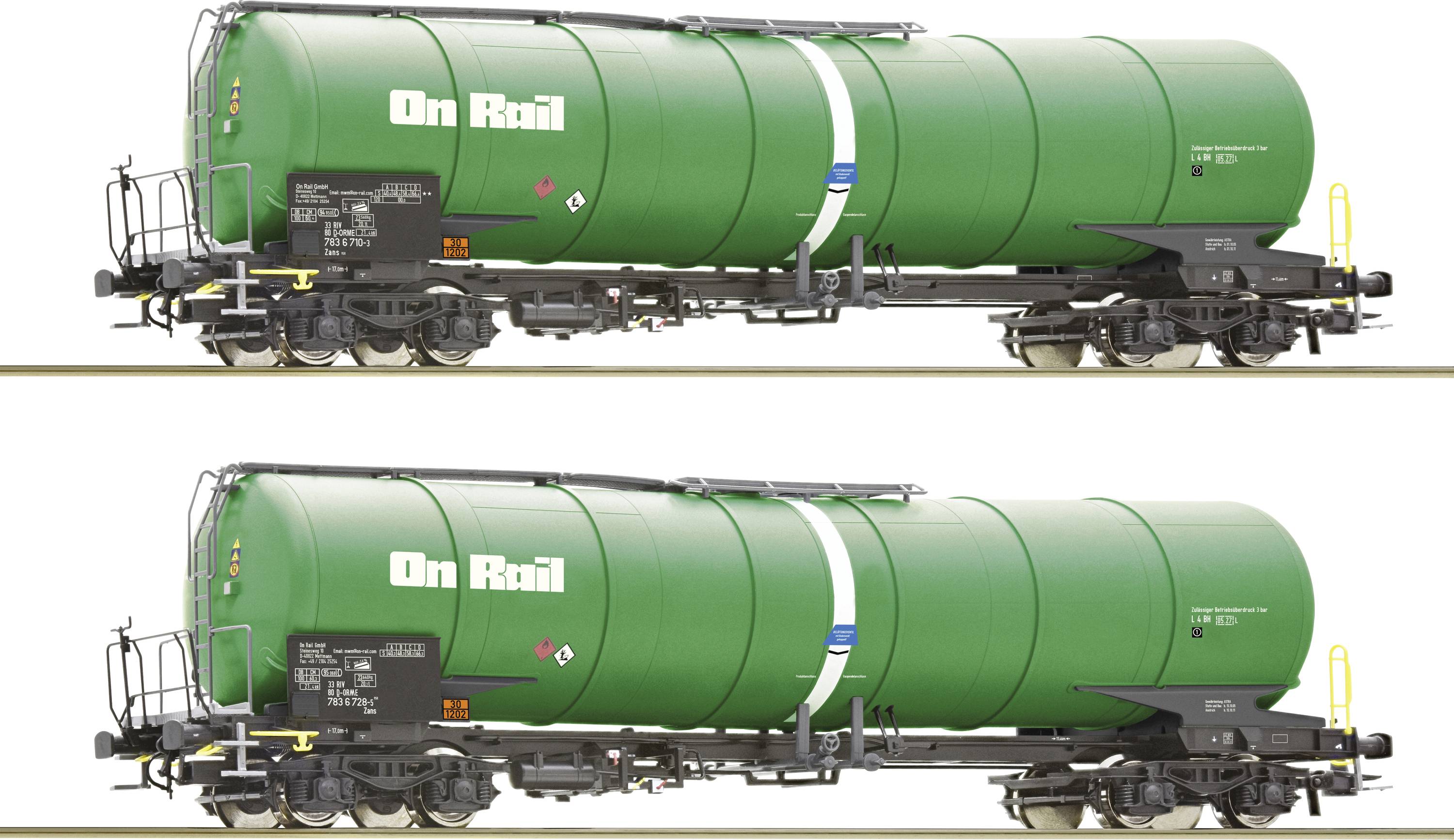 Roco 6600147 H0 2er-Set Kesselwagen der OnRail