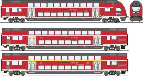 Roco 6220144 H0 3er-Set Doppelstockwagen der DB AG