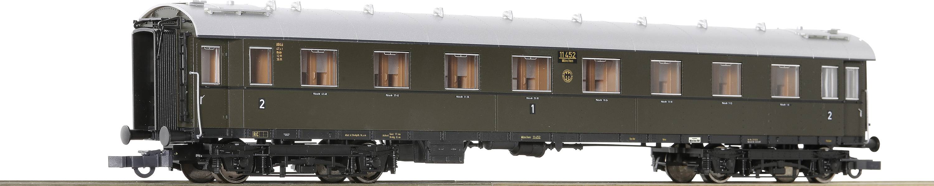 Roco 6200136 H0 Einheits-Schnellzugwagen D89 München – Hamburg Altona der DRG