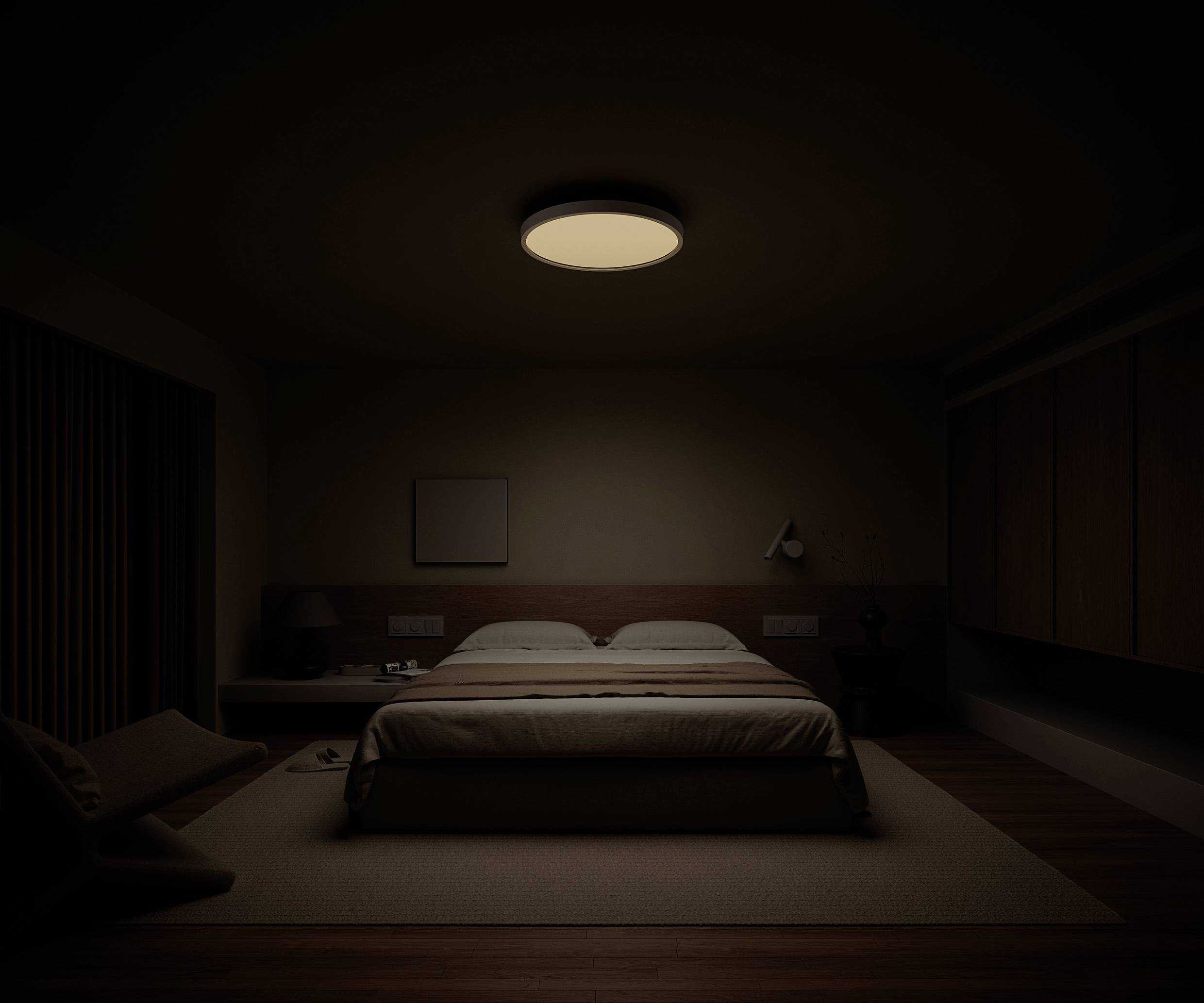 Xiaomi BHR9934GL Mi Smart LED Ceiling Light D30 Deckenaufbauleuchte LED LED 30 W Weiß